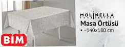 MOLİNELLA MASA ÖRTÜSÜ MOLİNELLA MASA ÖRTÜSÜ